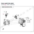 FUEL INJECTOR ASSY. product image