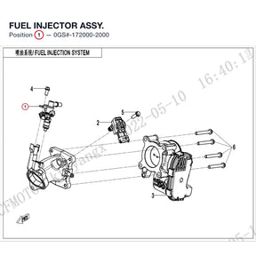 FUEL INJECTOR ASSY. product image