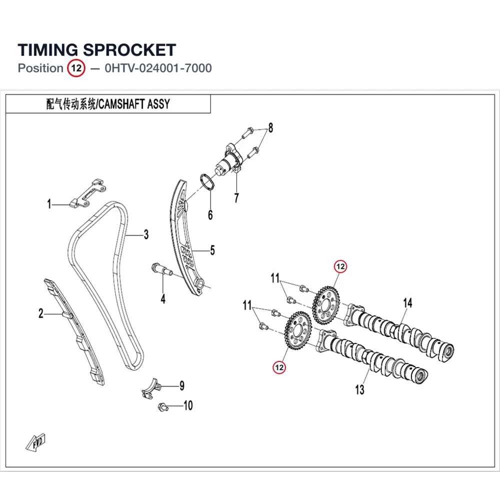 TIMING SPROCKET product image