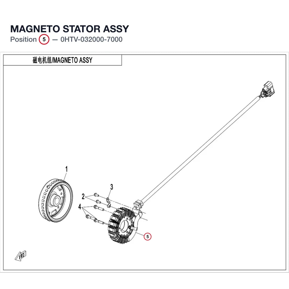 MAGNETO STATOR ASSY product image