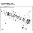 CENTER SLEEVE ASSY product image