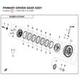 PRIMARY DRIVEN GEAR ASSY product image