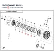 FRICTION DISC ASSY 3 product image