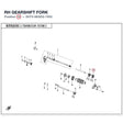 RH GEARSHIFT FORK product image