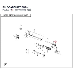 RH GEARSHIFT FORK product image