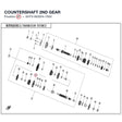 COUNTERSHAFT 2ND GEAR product image
