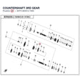 COUNTERSHAFT 3RD GEAR product image