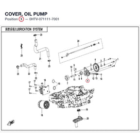 COVER, OIL PUMP product image