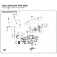 FUEL INJECTOR PIPE ASSY product image