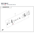 BOLT M6x10 product image