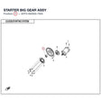 STARTER BIG GEAR ASSY product image