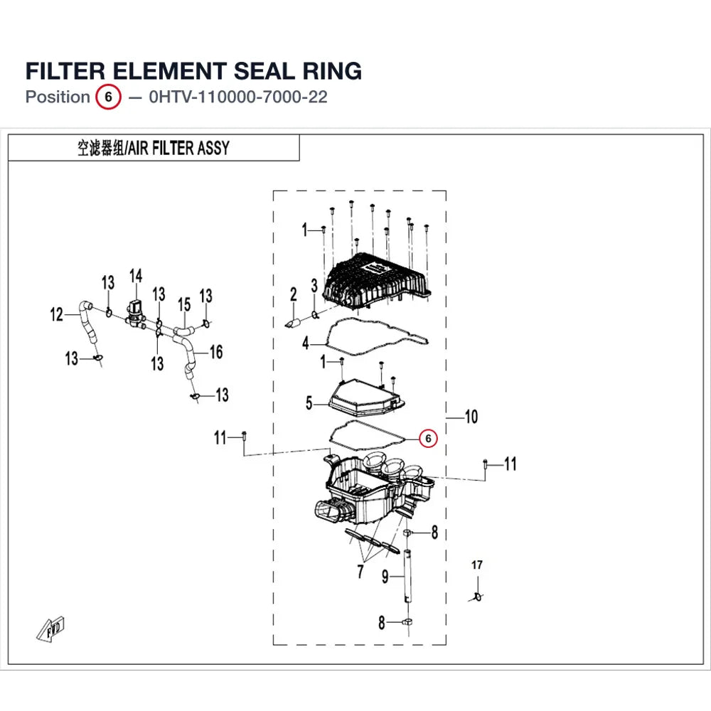 FILTER ELEMENT SEAL RING product image