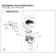SECONDARY GULP INTAKE PIPE 2 product image