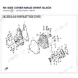 RH SIDE COVER product image