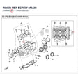 INNER HEX SCREW M6x30 product image
