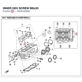 INNER HEX SCREW M6x30 product image