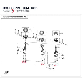 BOLT, CONNECTING ROD product image