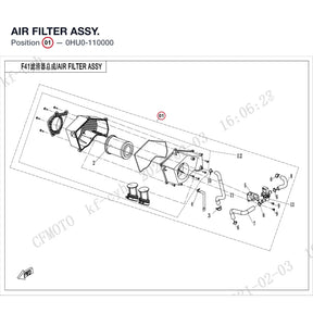 AIR FILTER ASSY. product image