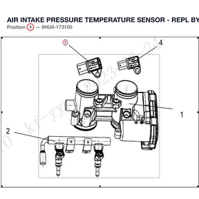 AIR INTAKE PRESSURE TEMPERATURE SENSOR - REPL BY 0NYV-170700-1000 product image