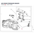 AIR INTAKE PRESSURE SENSOR product image