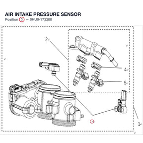 AIR INTAKE PRESSURE SENSOR product image