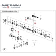 GASKET 20.5×32×1.5 product image