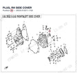 PLUG, RH SIDE COVER product image