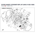 OUTER GASKET, STRAINER REPL BY 0JWA-011003-10000 product image