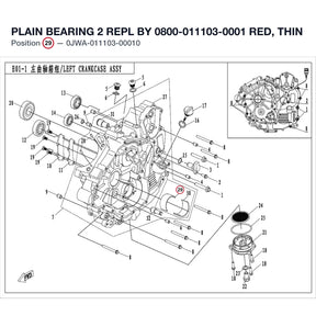 PLAIN BEARING 2 REPL BY 0800-011103-0001 product image