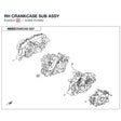 RH CRANKCASE SUB ASSY product image