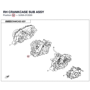 RH CRANKCASE SUB ASSY product image