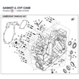 GASKET 2, CVT CASE product image