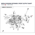 MIDDLE BEARING RETAINER, FRONT OUTPUT SHAFT product image