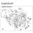 RH CRANKCASE ASSY product image