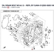 OIL DRAIN BOLT M14x1.5 - REPL BY 0JWA-012200-00001 product image