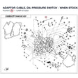 ADAPTOR CABLE, OIL PRESSURE SWITCH - WHEN STOCK IS 0 THIS ITEM IS NO LONGER AVAILABLE product image