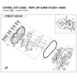 COVER, CVT CASE - REPL BY 0JWA-013201-10000 product image