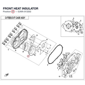 FRONT HEAT INSULATOR product image
