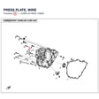 PRESS PLATE, WIRE product image
