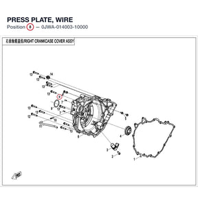 PRESS PLATE, WIRE product image