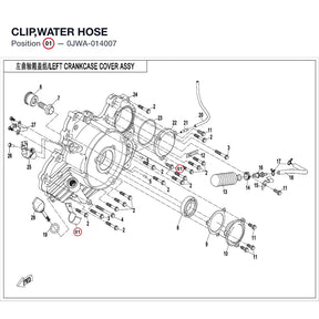 CLIP,WATER HOSE product image