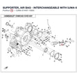 SUPPORTER, AIR BAG - INTERCHANGEABLE WITH  0JWA-014401 product image