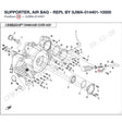 SUPPORTER, AIR BAG - REPL BY 0JWA-014401-10000 product image