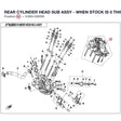 REAR CYLINDER HEAD SUB ASSY - WHEN STOCK IS 0 THIS ITEM IS NO LONGER AVAILABLE product image