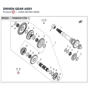 DRIVEN GEAR ASSY product image