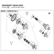 GEARSHIFT GEAR ASSY product image