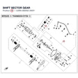 SHIFT SECTOR GEAR product image