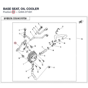 BASE SEAT, OIL COOLER product image