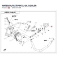 WATER OUTLET PIPE 2, OIL COOLER product image