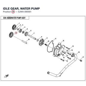 IDLE GEAR, WATER PUMP product image